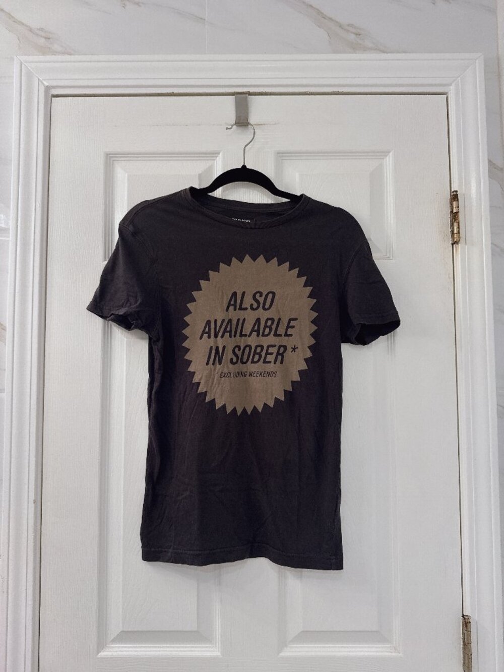 Connor "Also Available In Sober" Graphic T-shirt